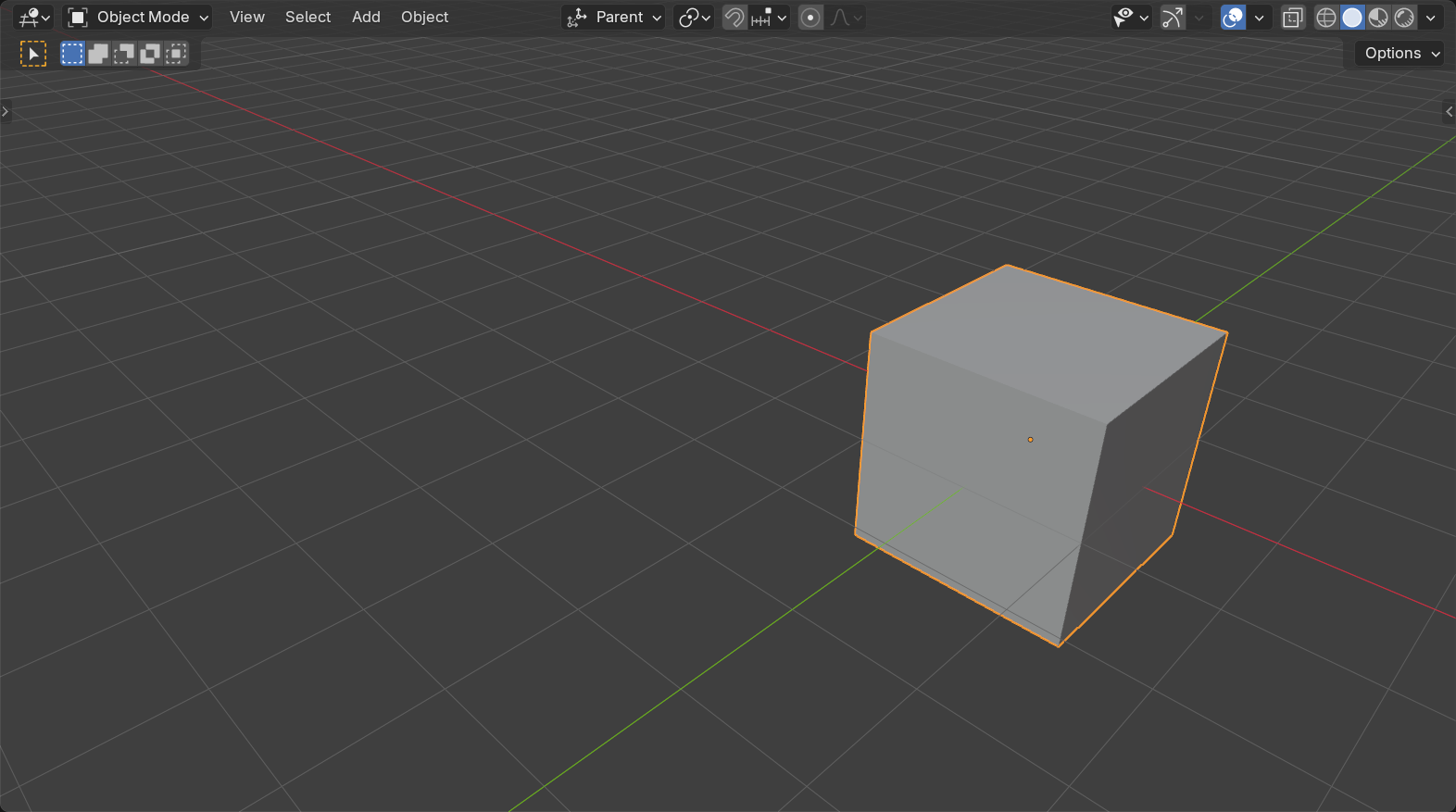 Blender's Add menu opened from the header with the Light submenu expanded, showing the four light types Point, Sun, Spot, and Area.