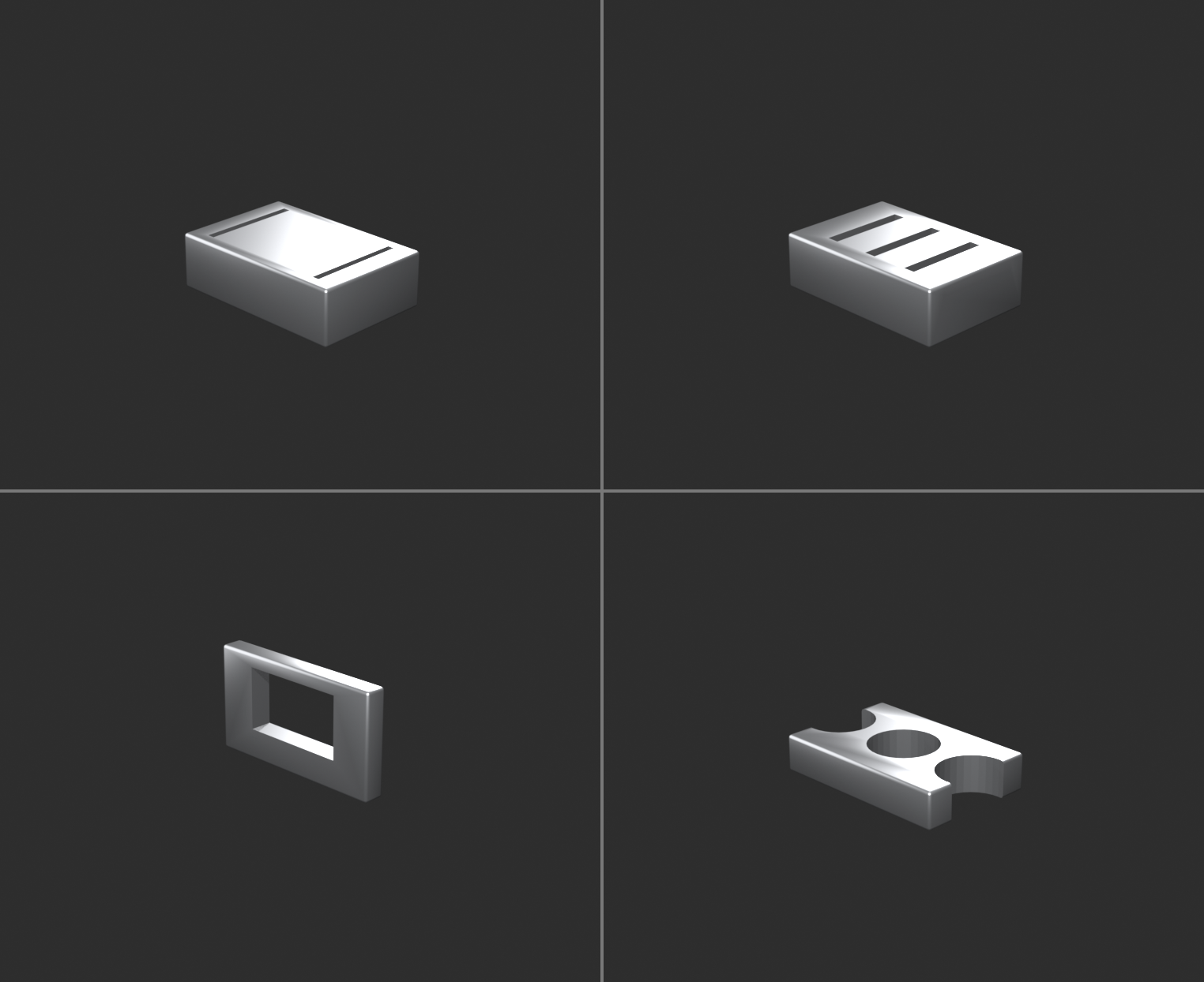 Four common Boolean use cases on hard surface models