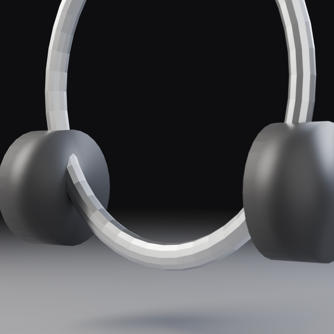 Finished headphones beauty render